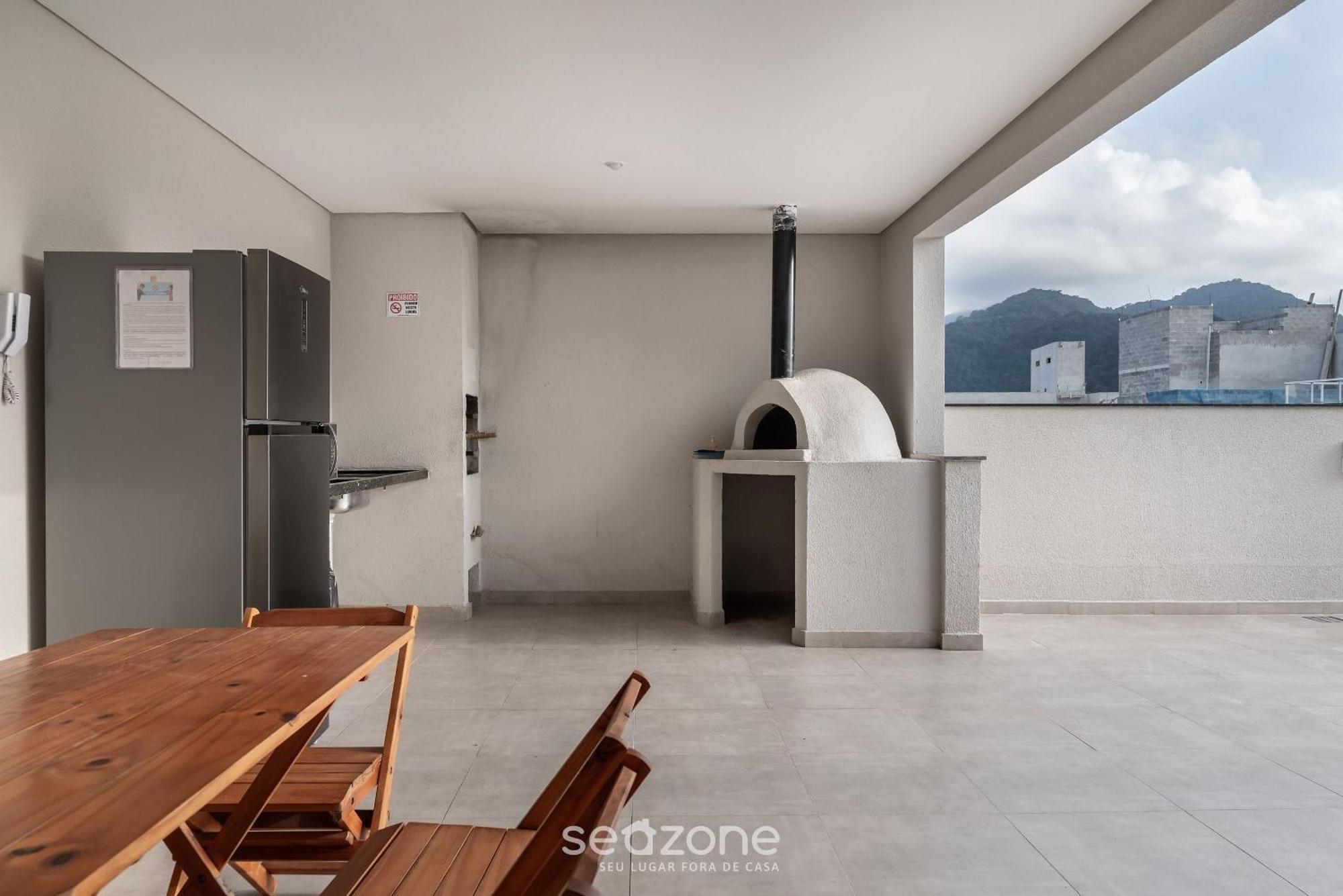 Apto C/ Churrasq A 2 Min Do Tenorio Cah014 Apartamento